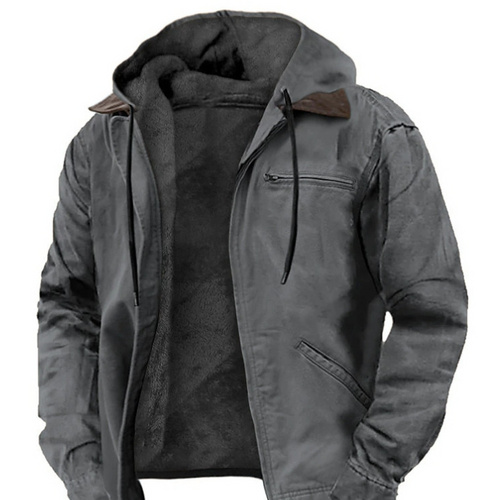 Color Cast Hooded Sweater