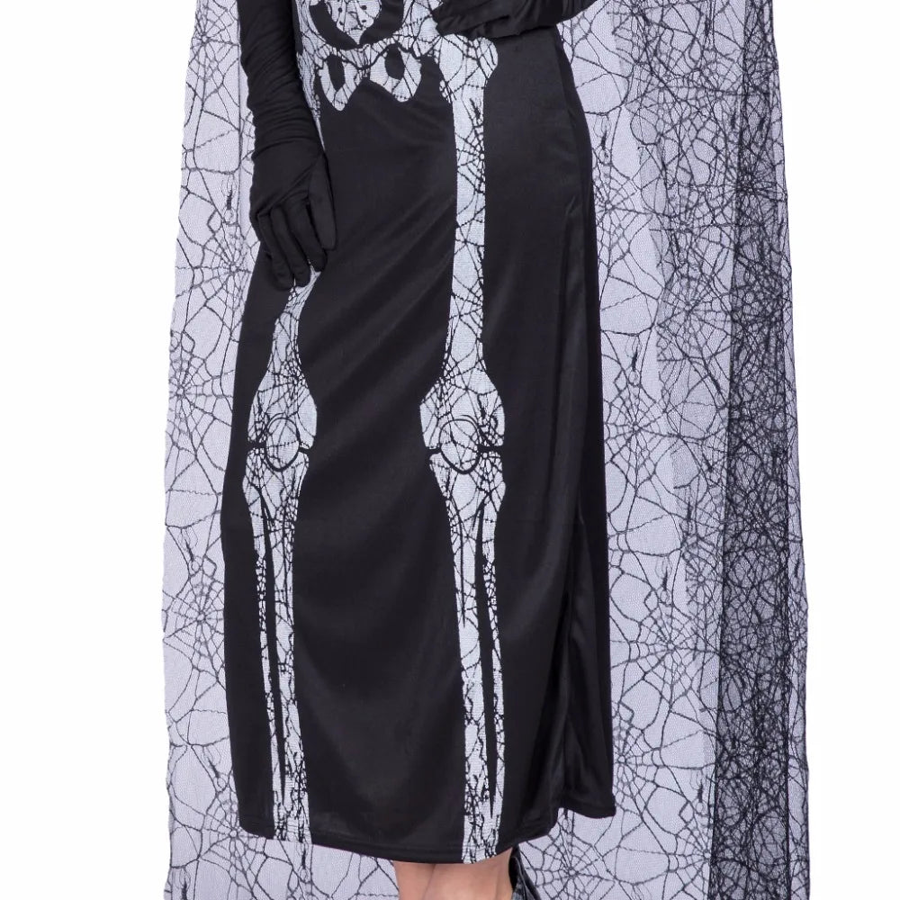 Women’s Spider Web Skeleton Halloween Costume