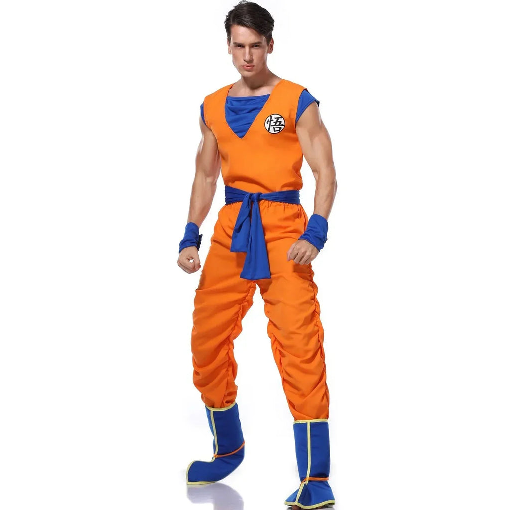 Orange Superhero Jumpsuit – Adult Cosplay Costume