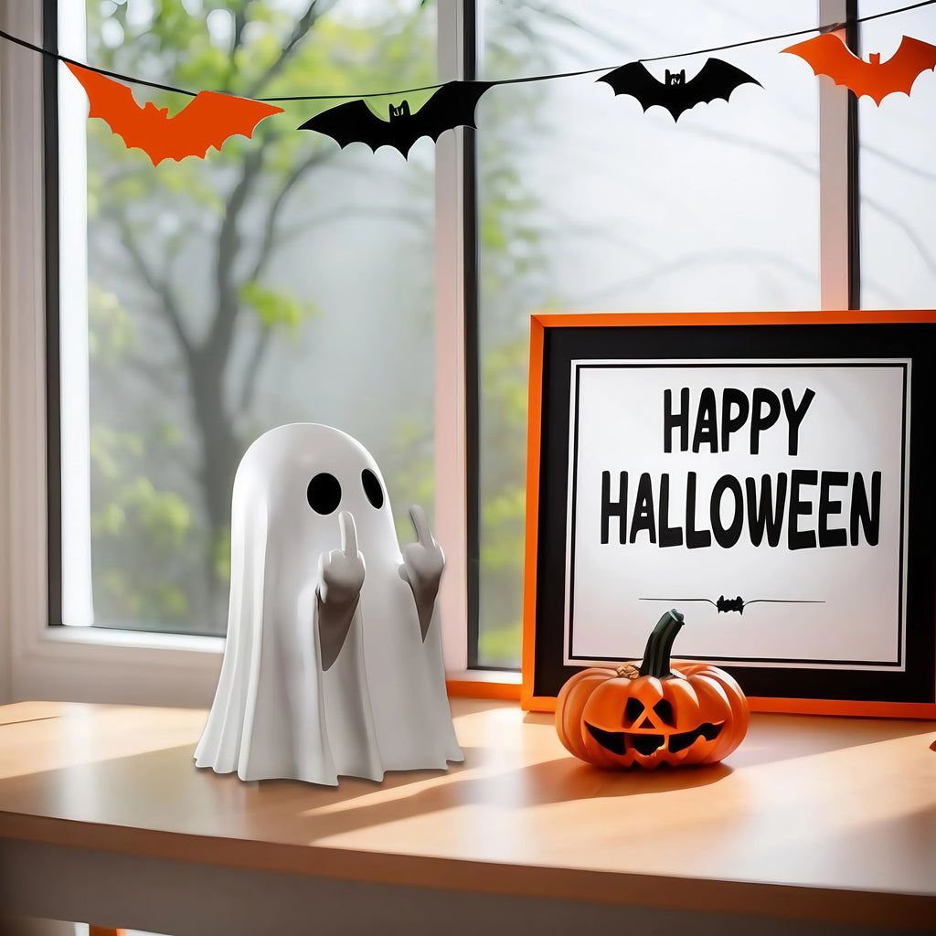 Halloween Refers To Cute Ghost Statues