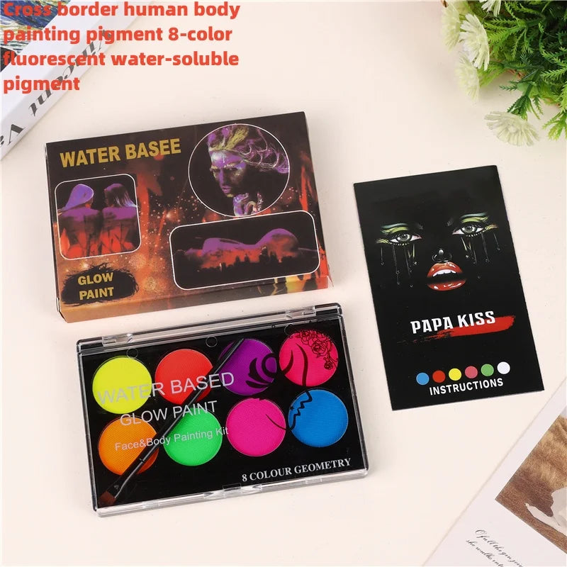 Oil painting body painting drama makeup