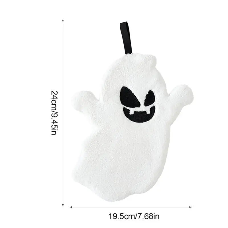 Halloween Ghost Hand Towels For Bathroom Halloween Ghost Embroidered Hand Drying Towels Halloween Kitchen Towel Absorbent Ghost