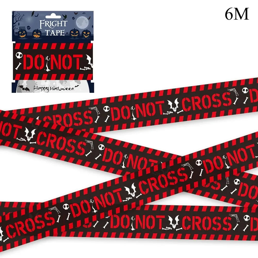 Party Decoration Warning Tape Scary Caution