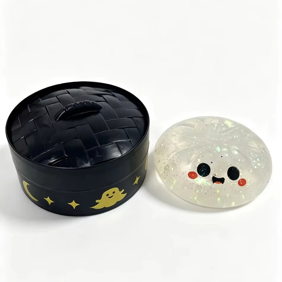 Glitter Squishy Blind  Pumpkin Eyeball Halloween