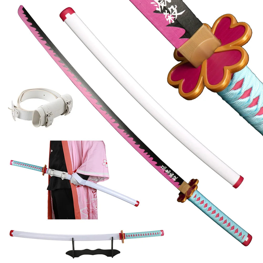 41-Inch Anime-Inspired Samurai Katana Cosplay Prop