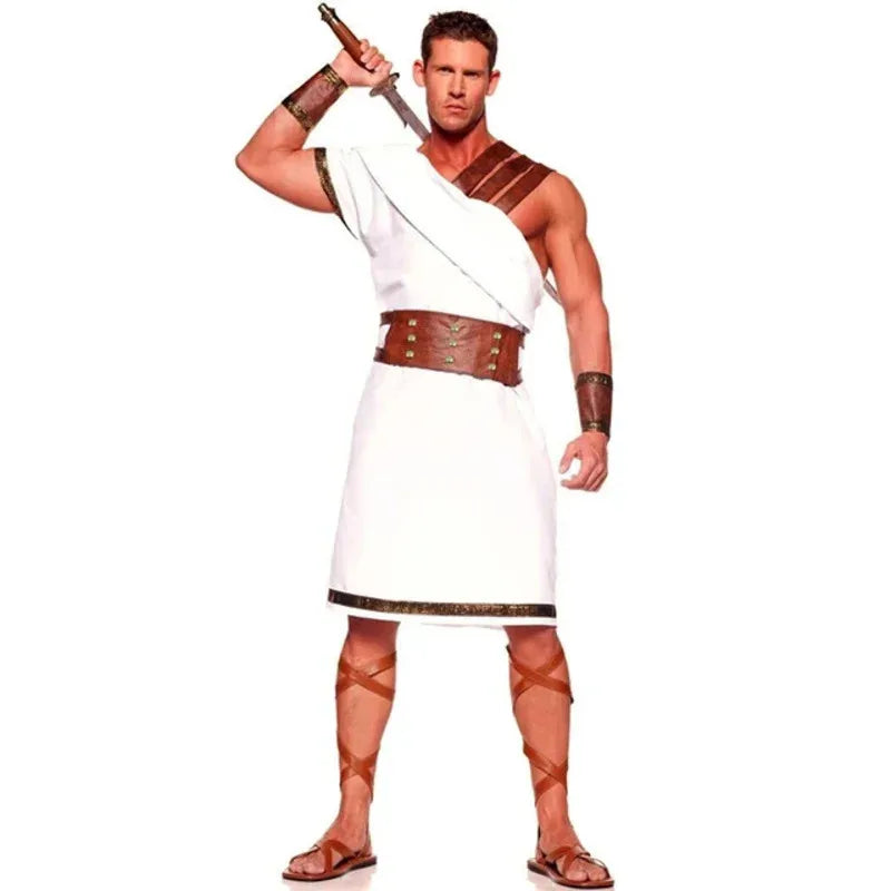 Adult Ancient Warrior Couple Halloween Costume