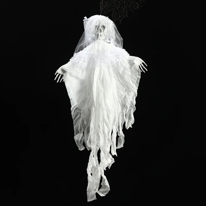 Hanging Skull Ghost Halloween Decoration