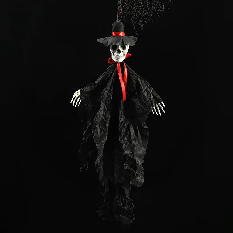 Hanging Skull Ghost Halloween Decoration