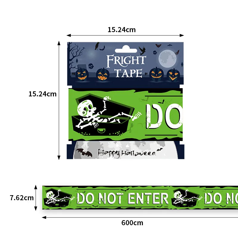 Party Decoration Warning Tape Scary Caution