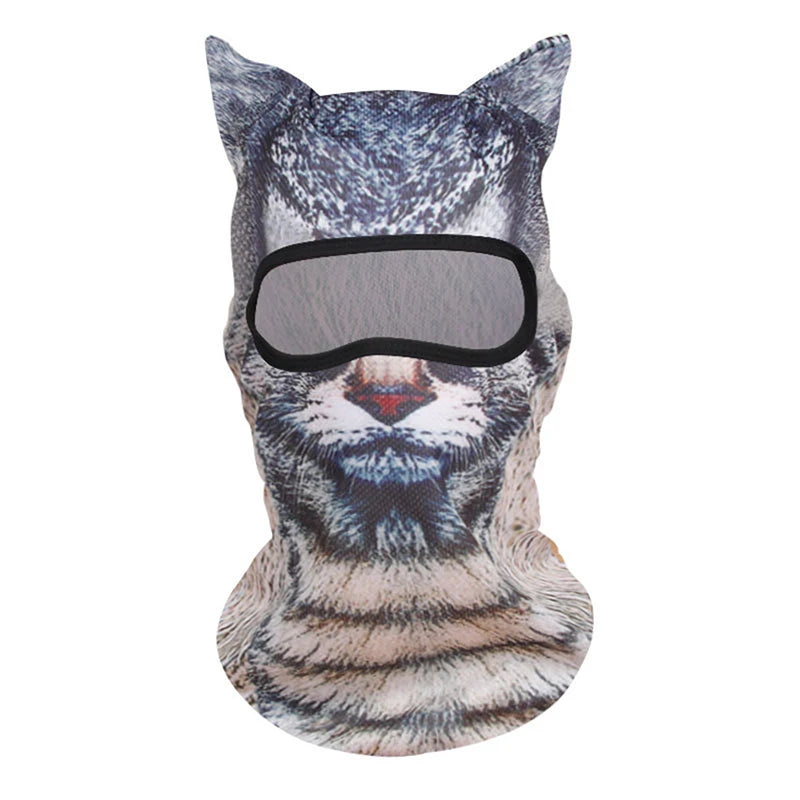 3D Cat Face Full-Coverage Balaclava