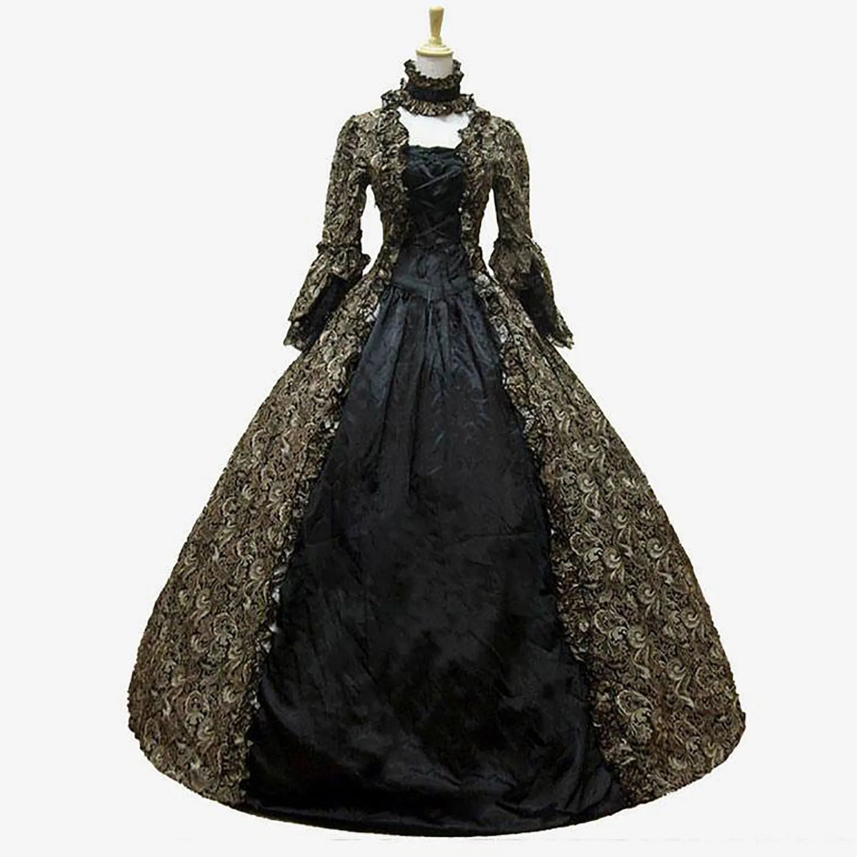 18th-Century Baroque Rococo Masquerade Gown