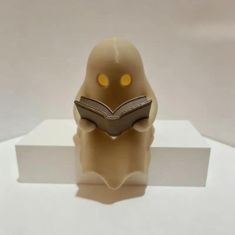 Halloween Ghost Book Lamp Desktop Ornament Cute Night Light Decoration Gift For Kids Bedroom Party