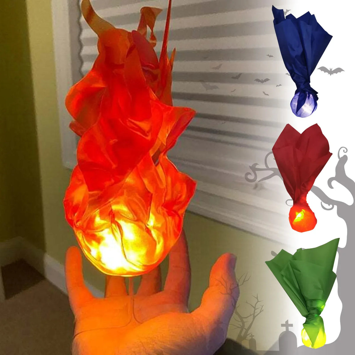 Props Simulation Floating Fireball Halloween
