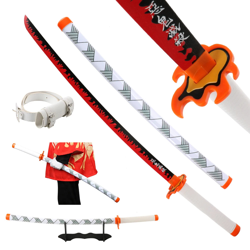 41-Inch Anime-Inspired Samurai Katana Cosplay Prop