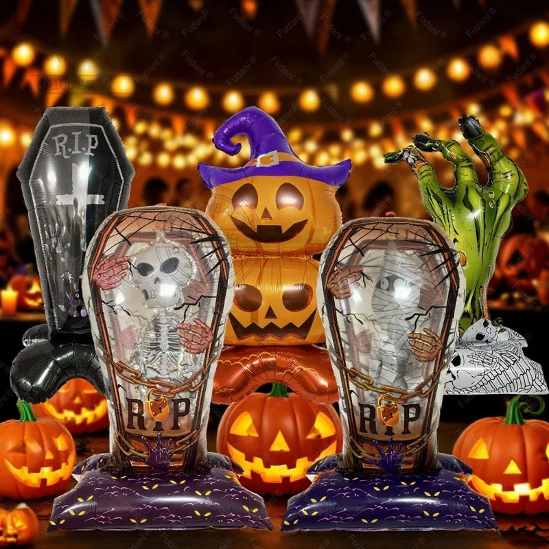 Balloon Giant Ghost Pumpkin