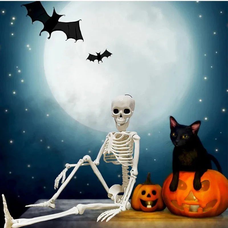 Humanoid Skeleton Halloween Decorative Prop