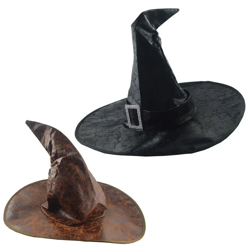 Halloween Witch Hat, Wizard Hat Prop, Black Pointed Wizard Hat, COSPAY, Masquerade Ball