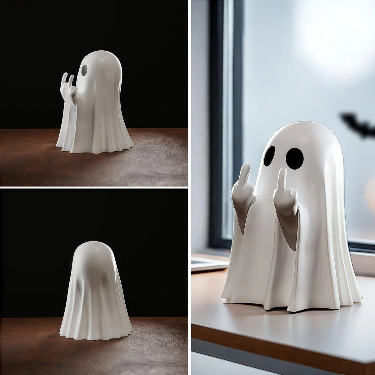 Halloween Refers To Cute Ghost Statues