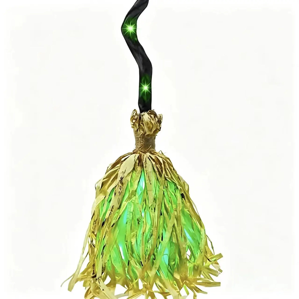 Floating Witch Broom with Hat