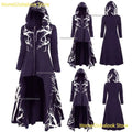 Medieval Hooded Cape Cloak – Unisex Halloween Costume