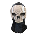 Halloween Horror Ghost Skull Latex Mask Games Unisex Character Headgear Helmet Cosplay Perform Dance Dress Up Masquerade Props