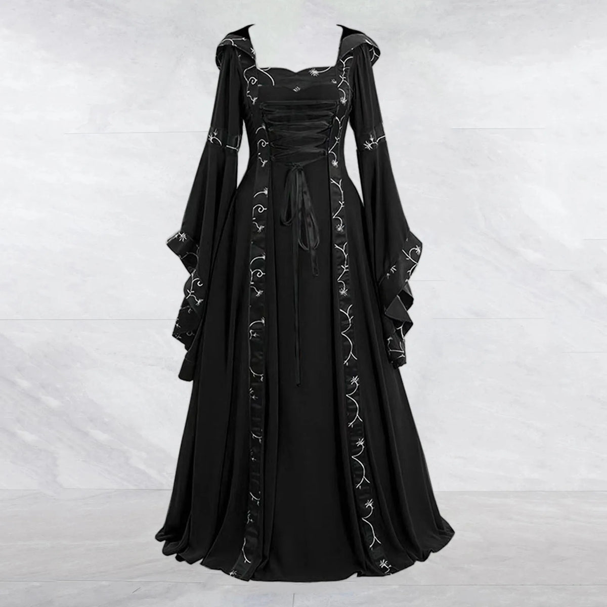 Vintage Gothic Victorian Court Dress