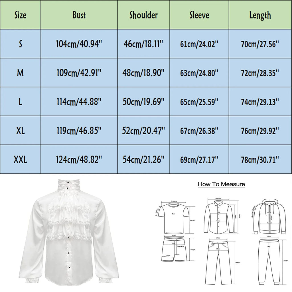 Men’s Medieval Renaissance Costume Shirt