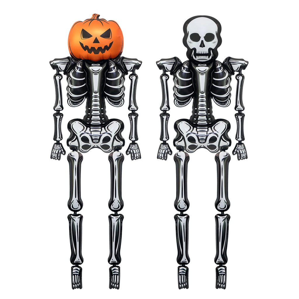 Halloween Skull Balloon, Giant Skeleton Foil Balloon, Halloween Skull Decoration, Halloween Decor, Horror Party for Day of the D