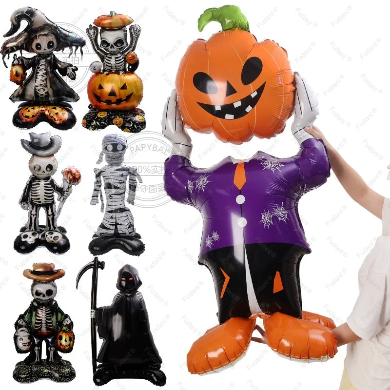 Balloon Giant Ghost Pumpkin