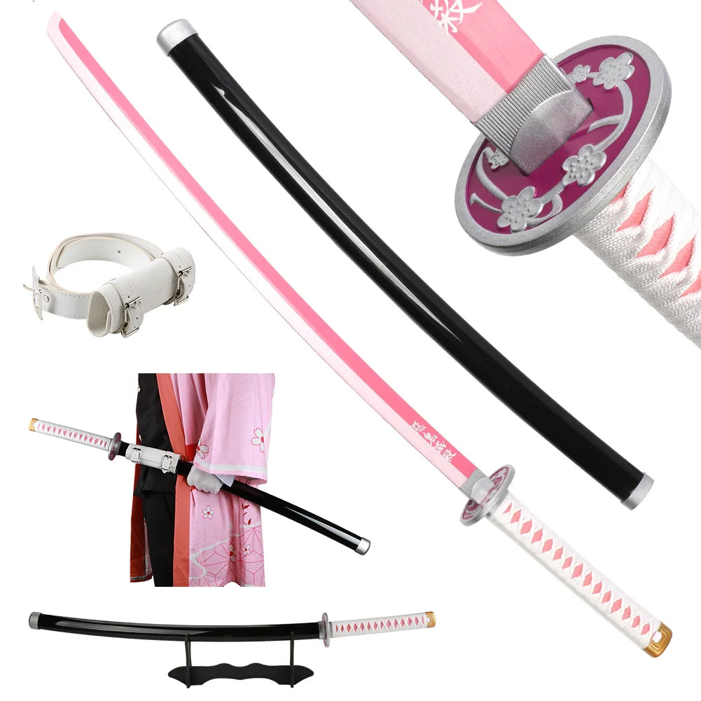 41-Inch Anime-Inspired Samurai Katana Cosplay Prop