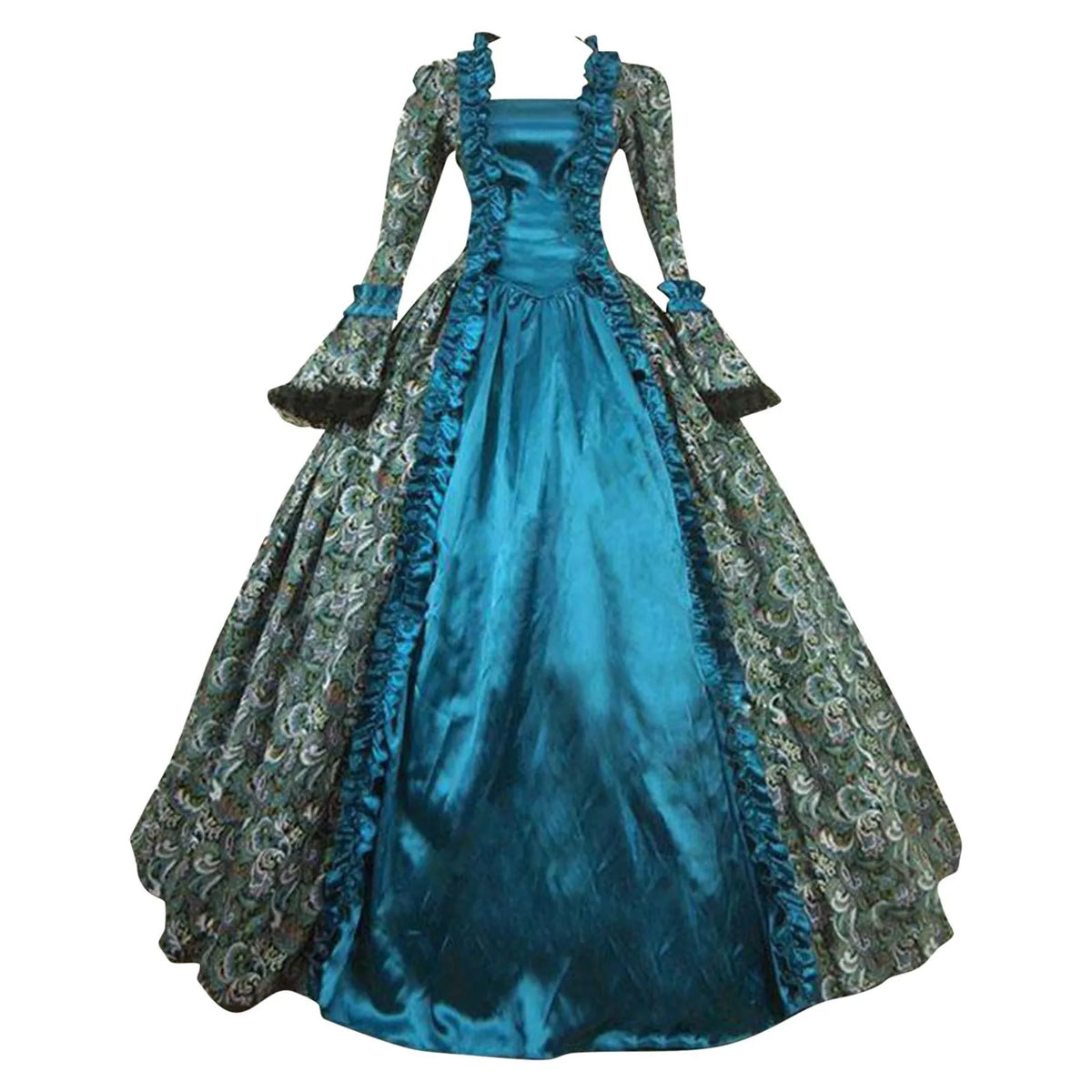 18th-Century Baroque Rococo Masquerade Gown
