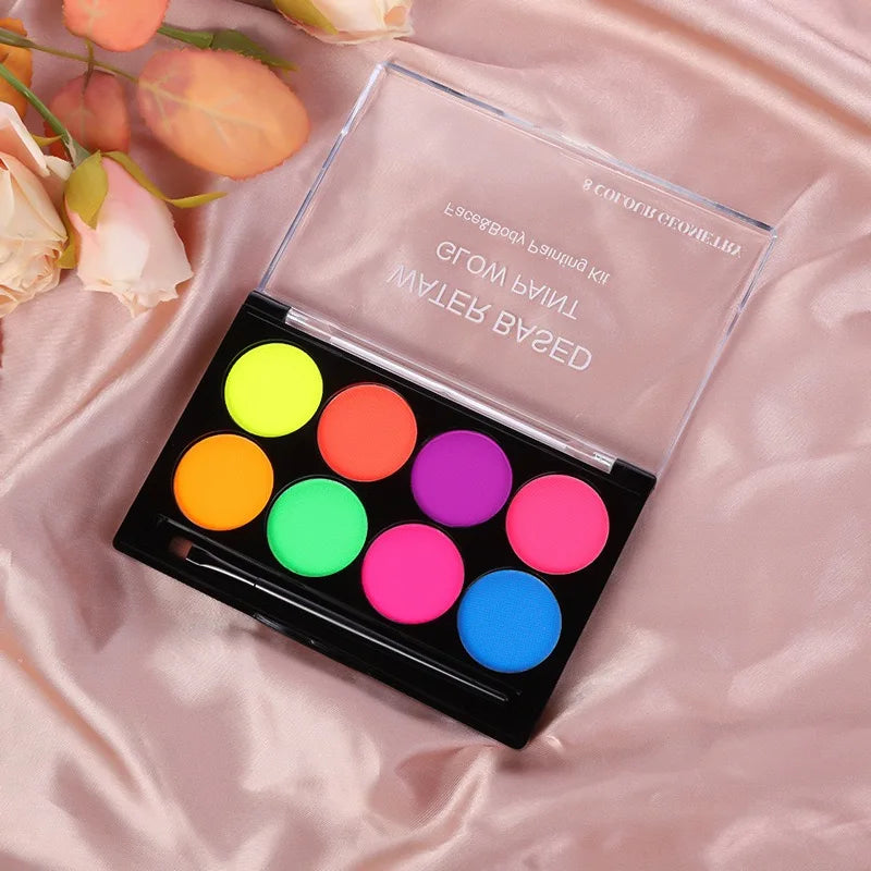 Oil painting body painting drama makeup