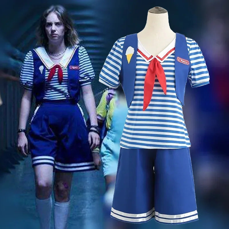 Adult Steve Harrington Sailor Cosplay Costume Set