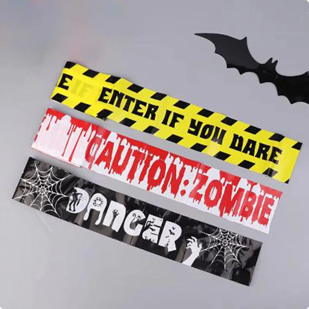 Party Decoration Warning Tape Scary Caution