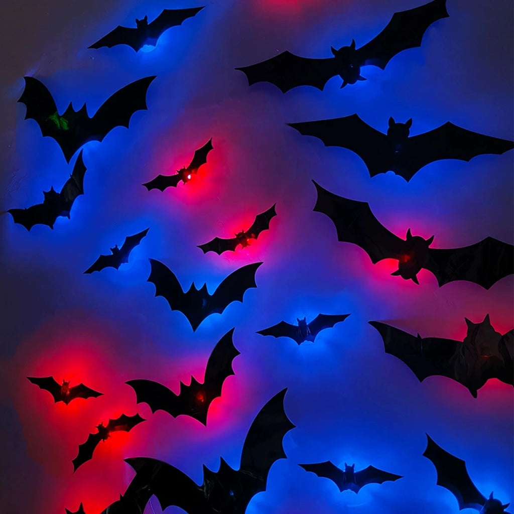 LED Night Light 3D Stereoscopic Bat Wall