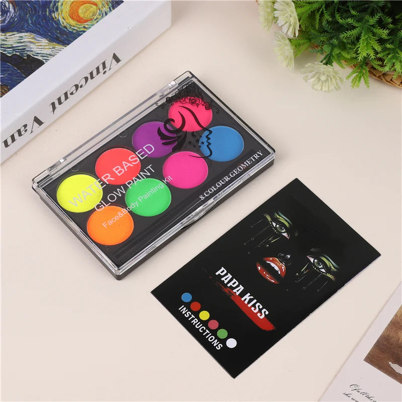 Oil painting body painting drama makeup