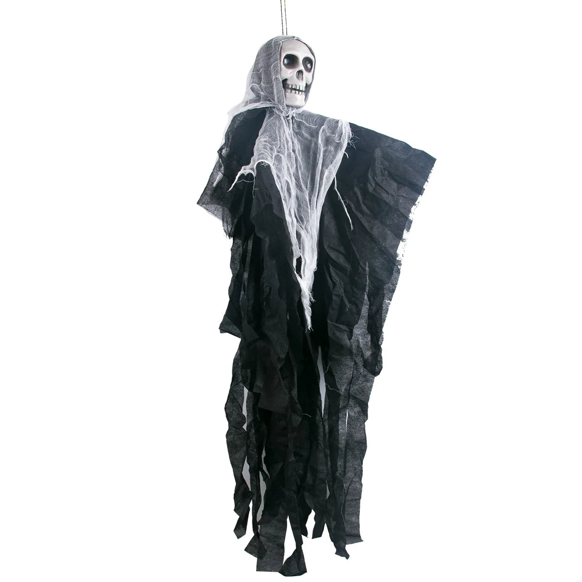 Hanging Skull Ghost Ornament Haunted House