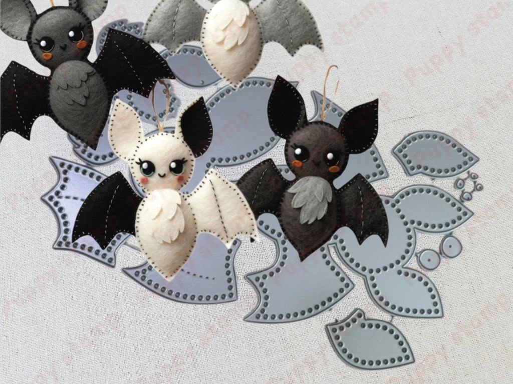 Halloween Felt Dies Metal Cutting Dies for DIY Making Card Scrapbook Embossed Paper Album Craft Supplies Template