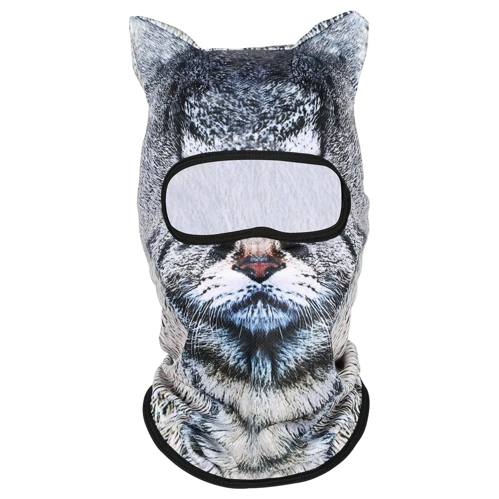 3D Cat Face Full-Coverage Balaclava