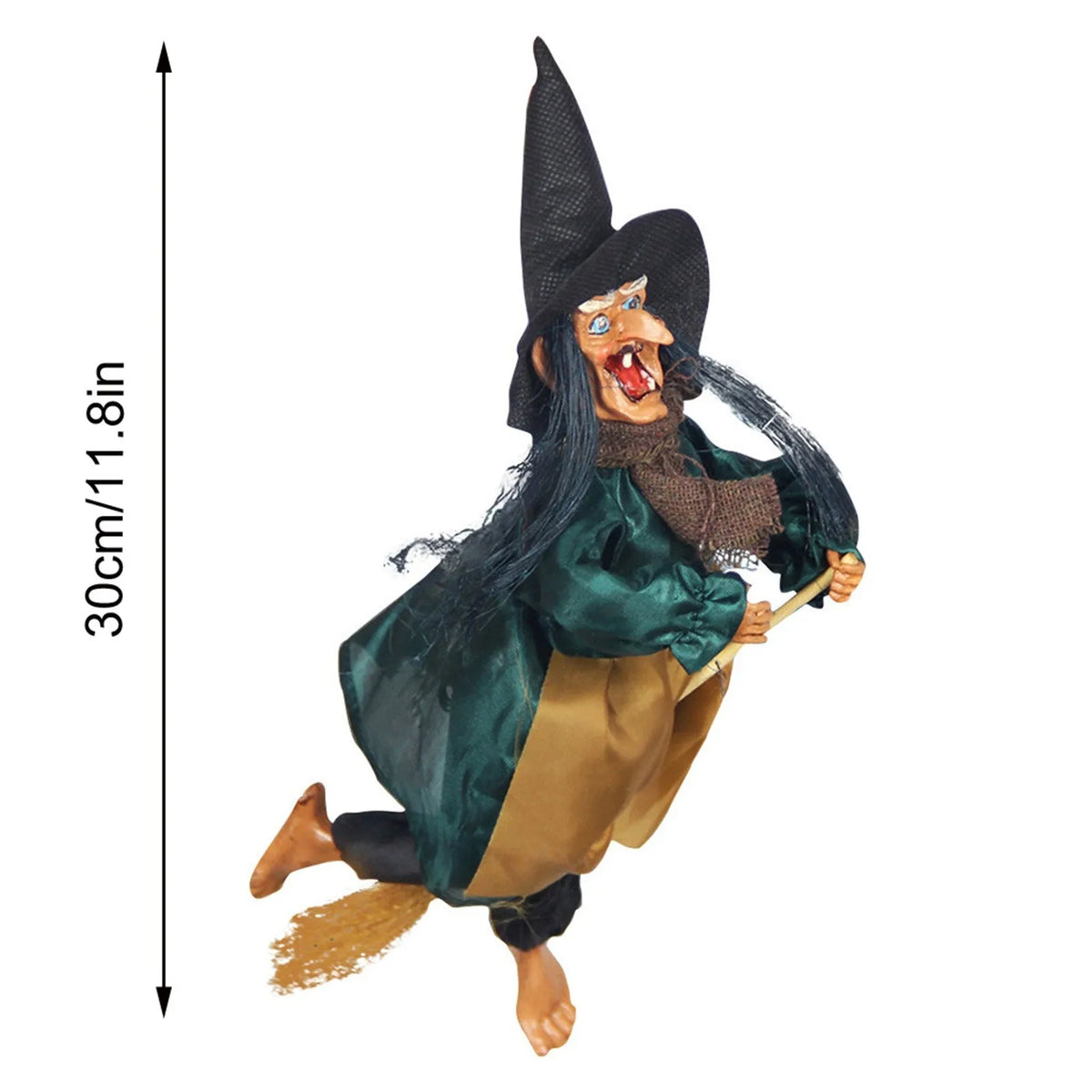 Hanging Broom  Spooky Electric