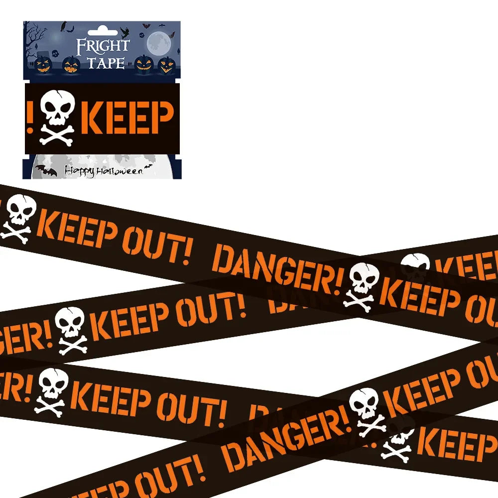 Party Decoration Warning Tape Scary Caution