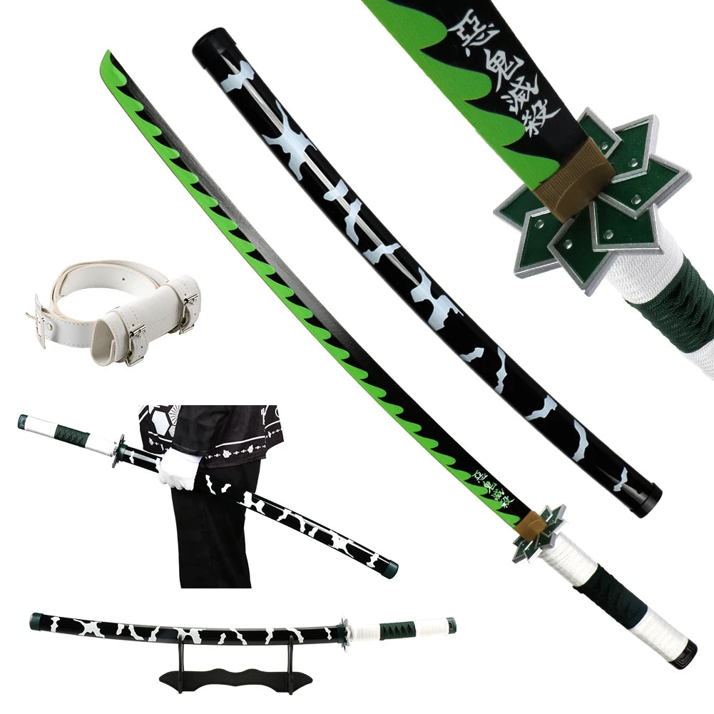 41-Inch Anime-Inspired Samurai Katana Cosplay Prop