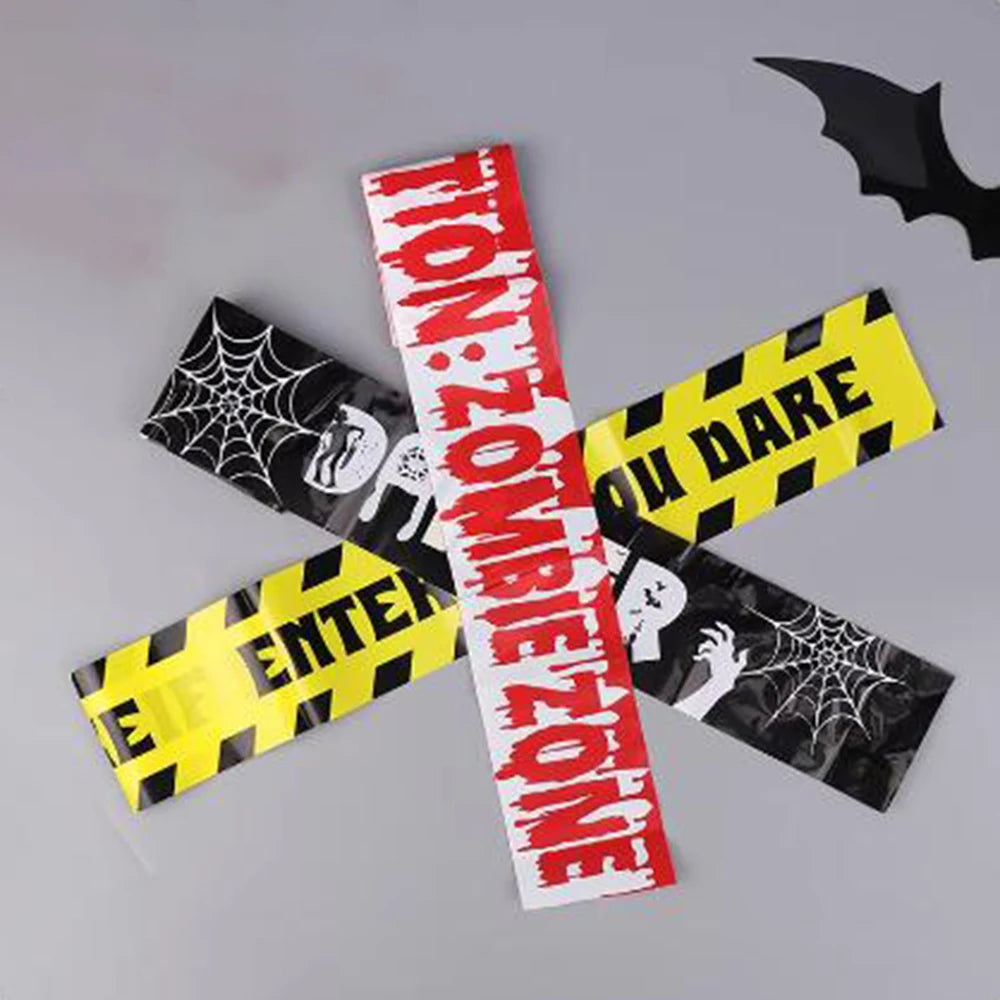 Party Decoration Warning Tape Scary Caution