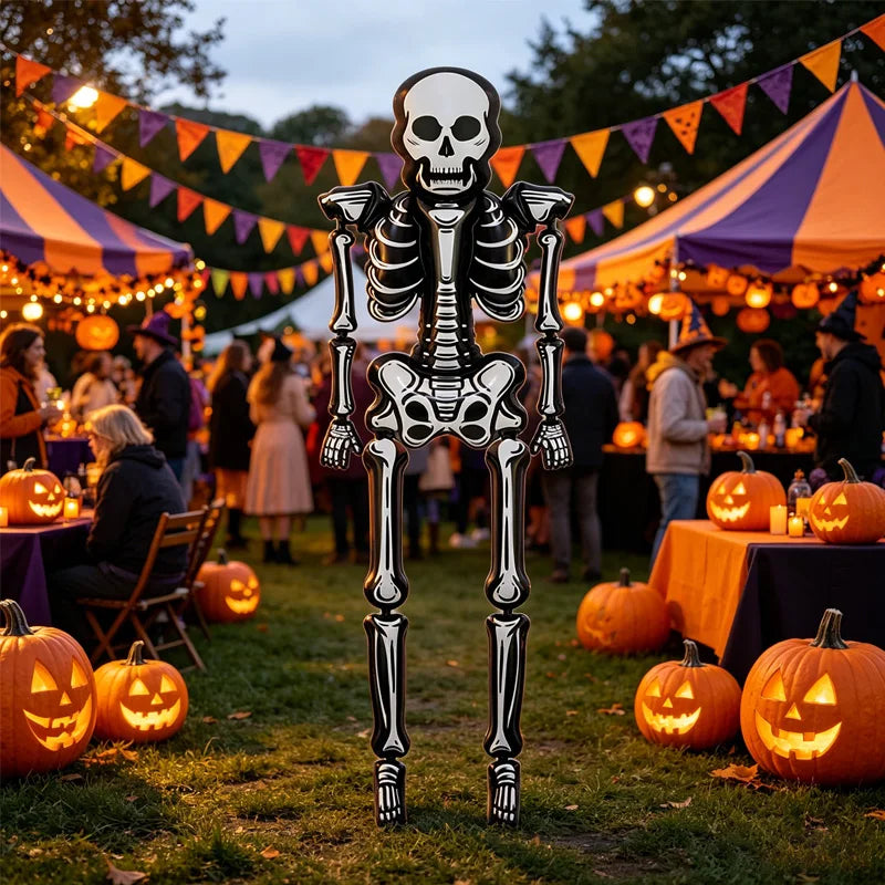Halloween Skull Balloon, Giant Skeleton Foil Balloon, Halloween Skull Decoration, Halloween Decor, Horror Party for Day of the D