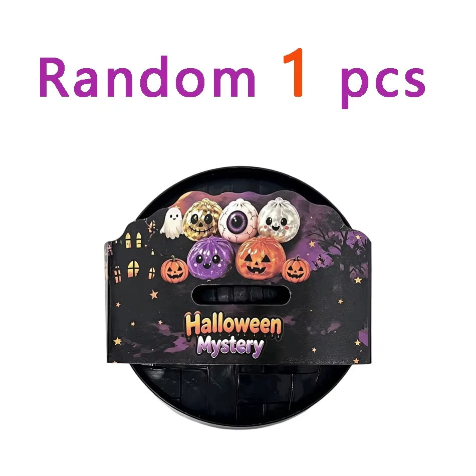 Glitter Squishy Blind  Pumpkin Eyeball Halloween