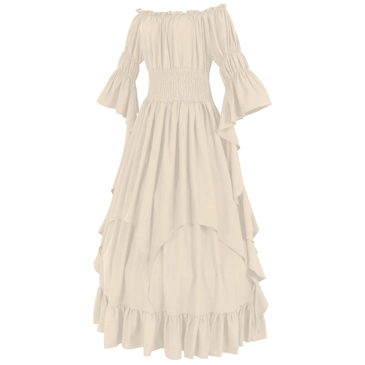 Medieval Renaissance Off-Shoulder Costume Dress