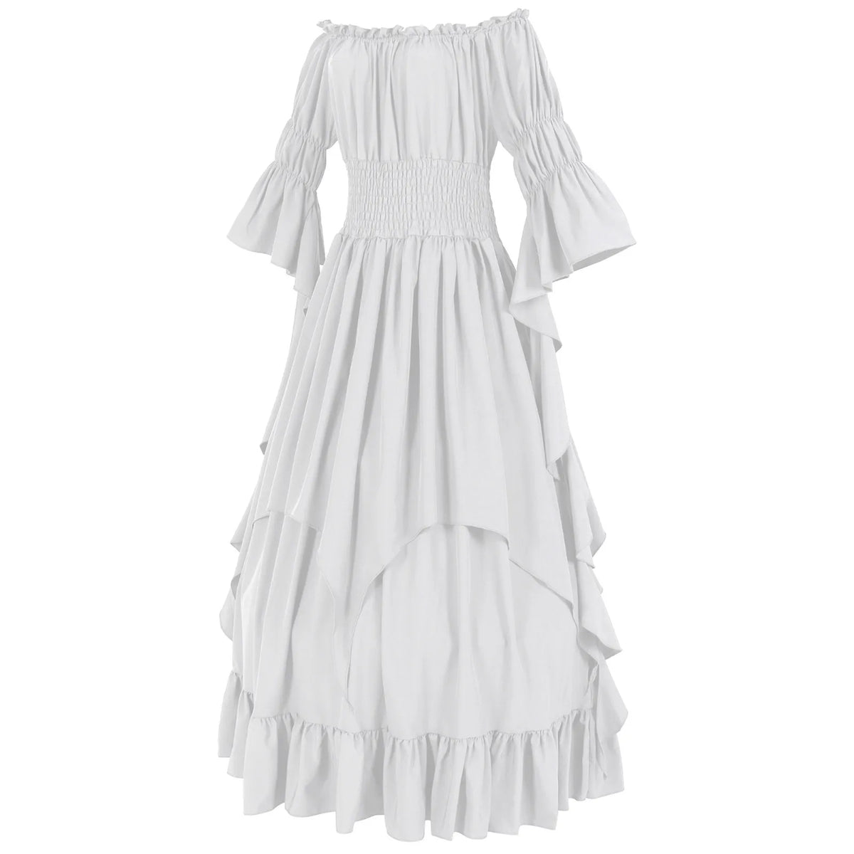 Medieval Renaissance Off-Shoulder Costume Dress