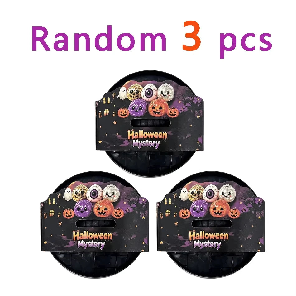 Glitter Squishy Blind  Pumpkin Eyeball Halloween