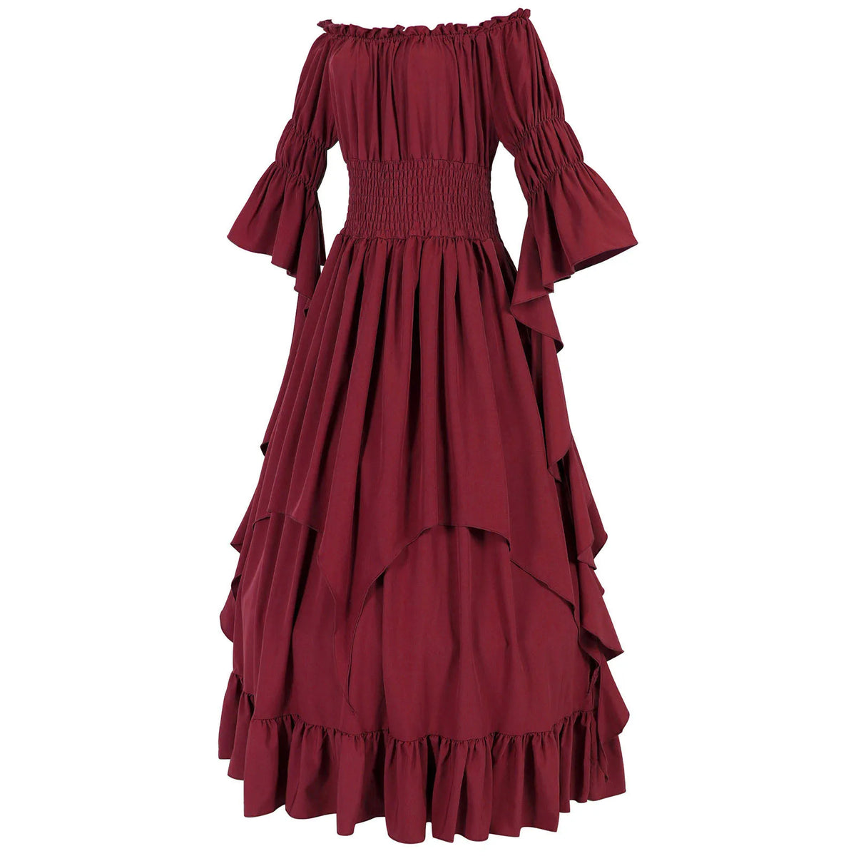 Medieval Renaissance Off-Shoulder Costume Dress