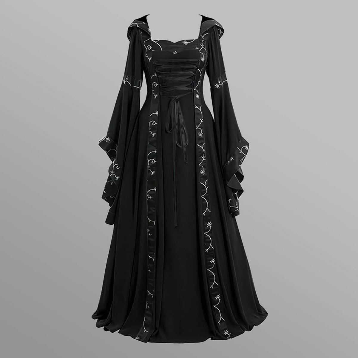 Vintage Gothic Victorian Court Dress